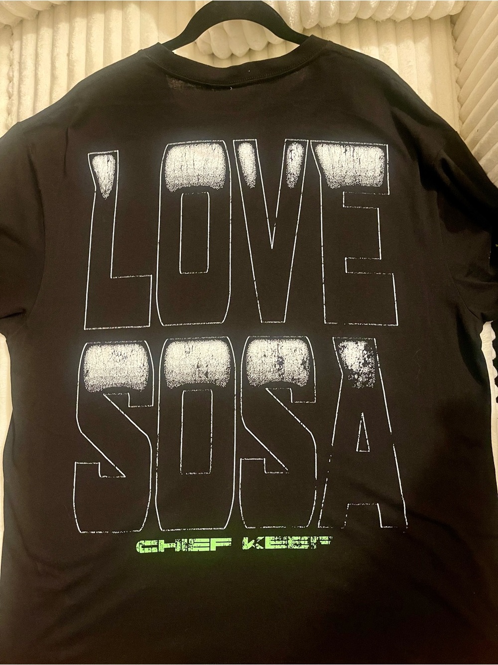 Chief Keef Black "Love Sosa" Graphic Short Sleeve Tee